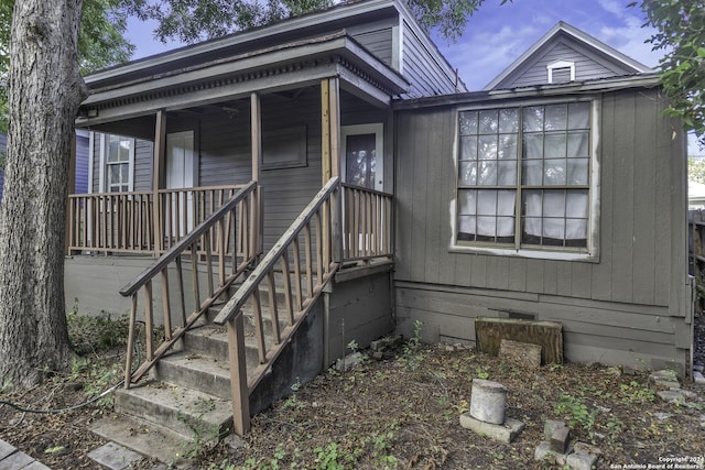 view of front of home
