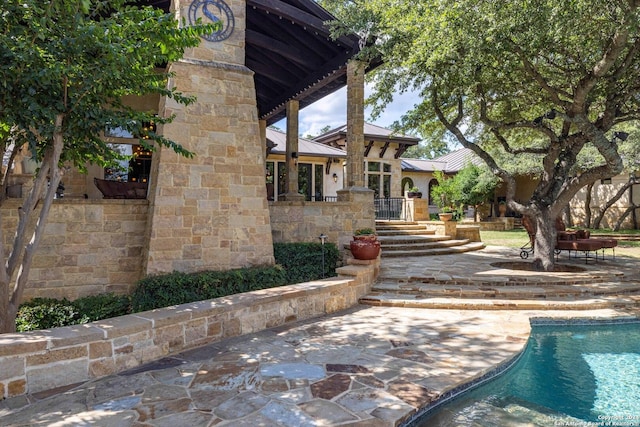 exterior space featuring a patio area