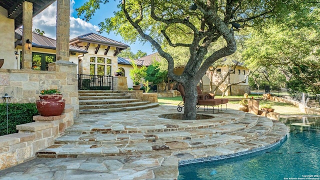 view of patio