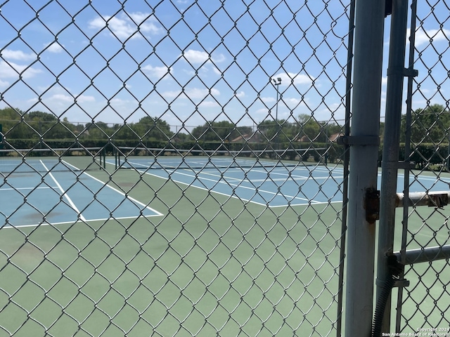 view of sport court