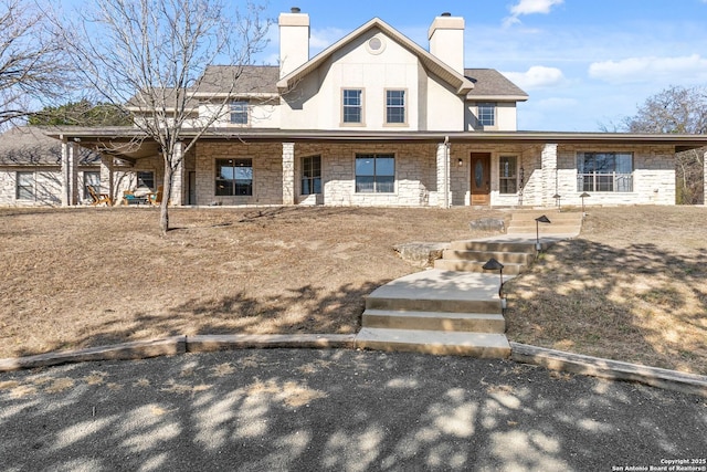 view of back of property