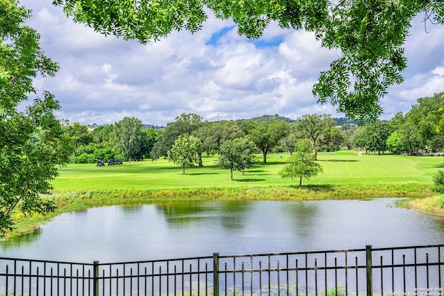 property view of water