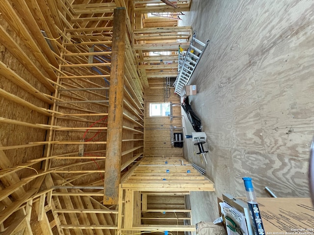 view of wine cellar