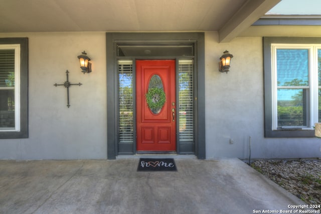 view of property entrance