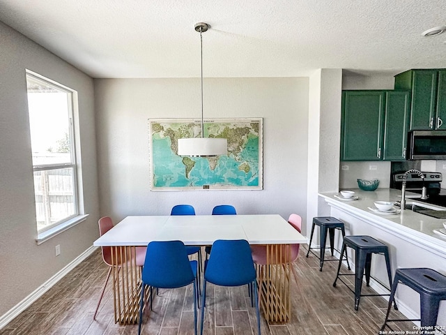 view of dining area