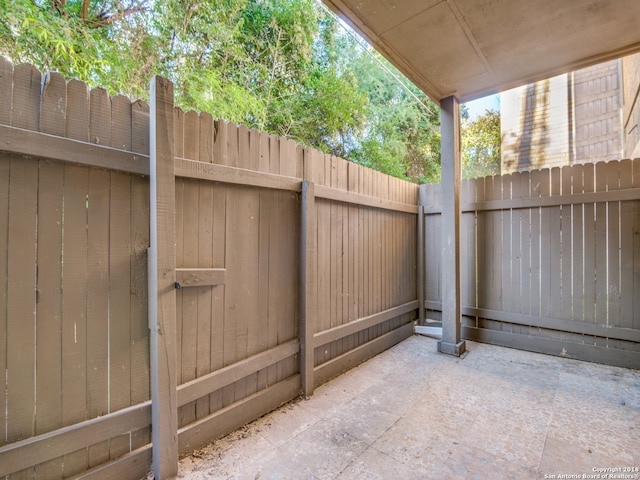 exterior space with a patio area