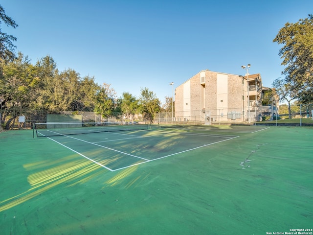 view of sport court