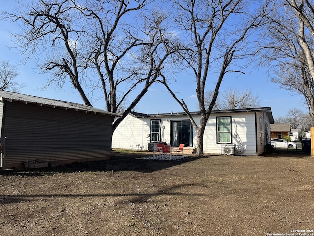 view of mid-century home