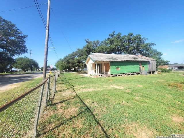 view of yard