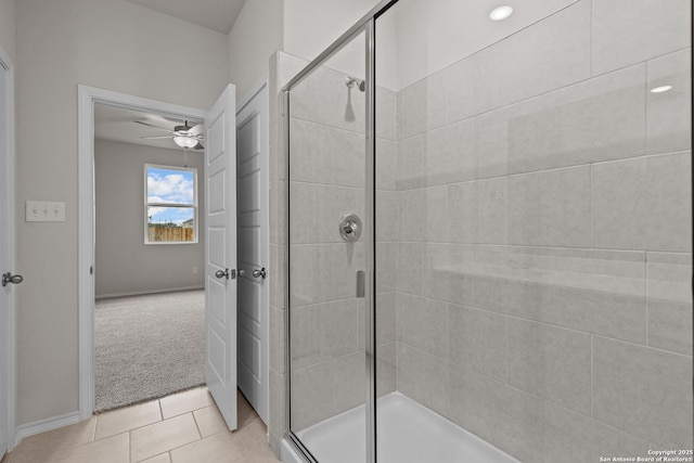 full bathroom with vanity, tile patterned flooring, tiled shower / bath, and toilet