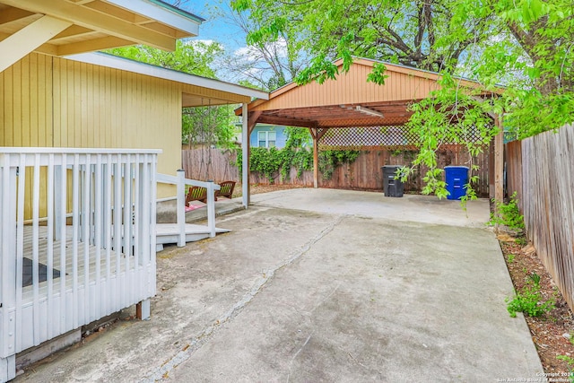 view of patio