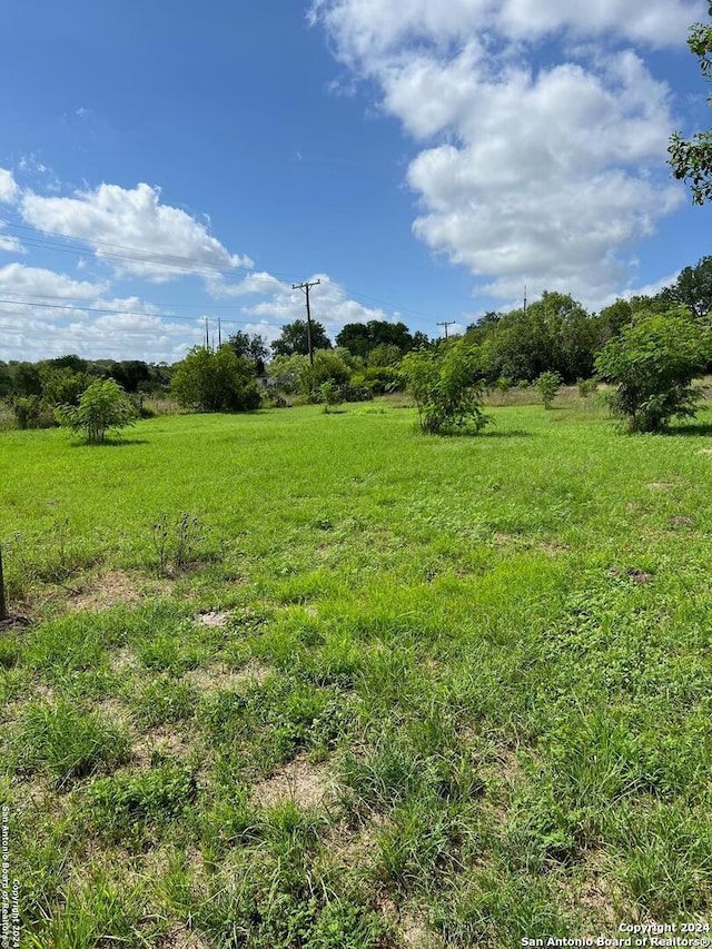 view of nature with a rural view