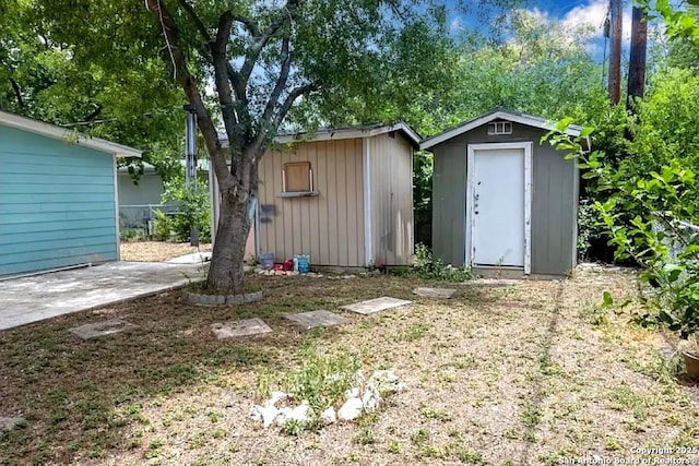 view of outdoor structure