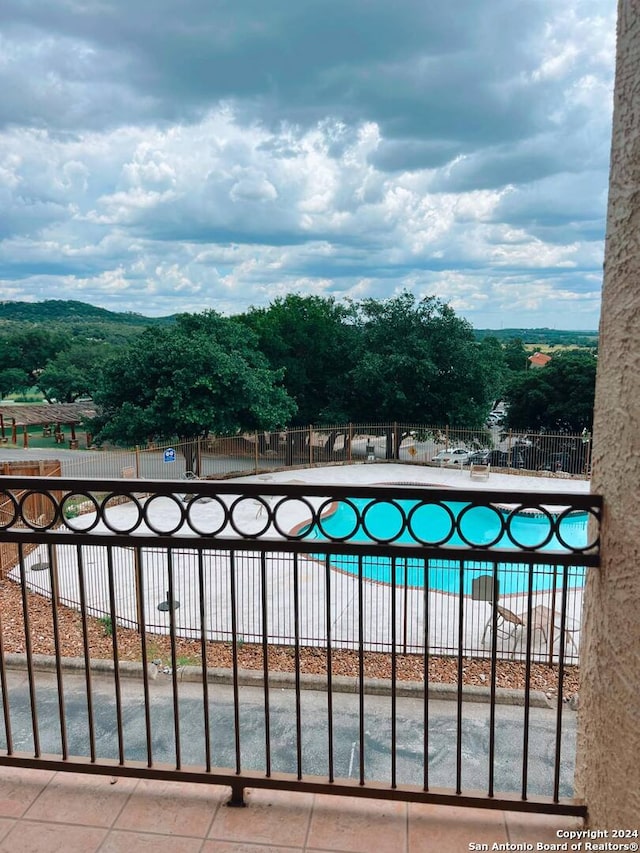 view of pool