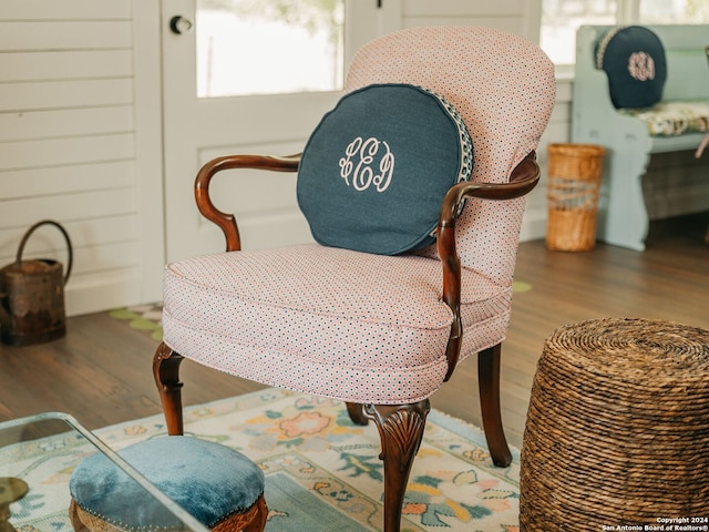 room details with hardwood / wood-style flooring