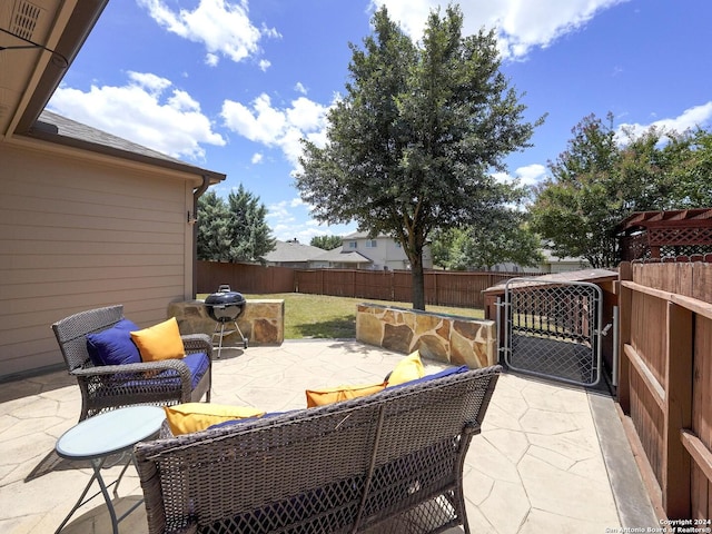 view of patio