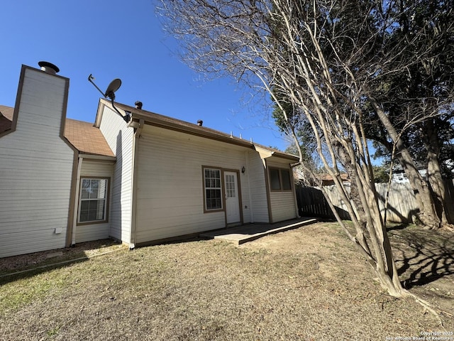 view of rear view of property