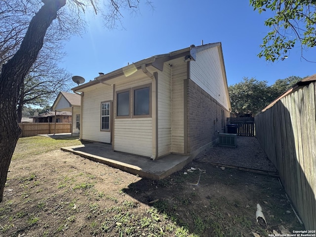 rear view of house with a patio area