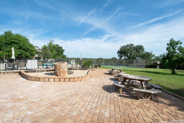 view of patio