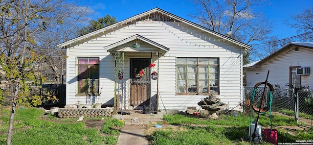 view of bungalow-style home