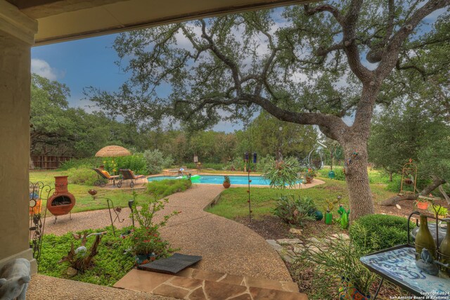 view of swimming pool