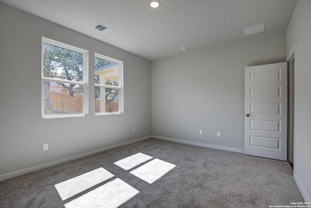 14518 Emerio Dr, San Antonio, TX 78253 - spare room with baseboards, visible vents, and carpet floors