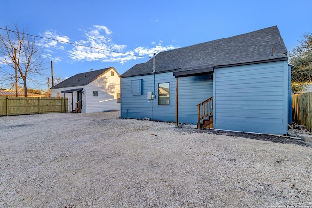 view of rear view of house