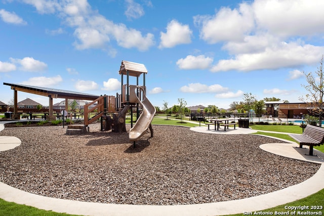 view of jungle gym