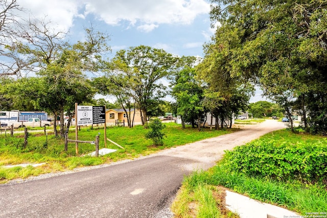 view of road