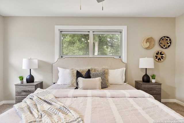 bedroom featuring carpet floors