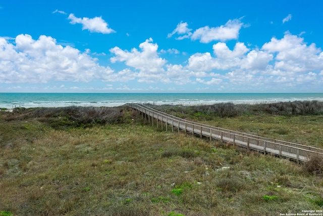 water view featuring a view of the beach