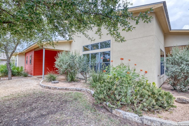 view of rear view of property