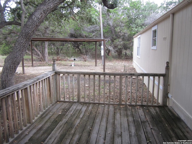 view of deck