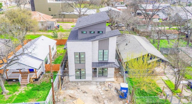 view of rear view of property