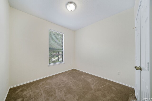 spare room with carpet flooring