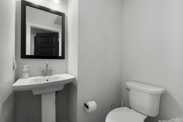 bathroom with toilet