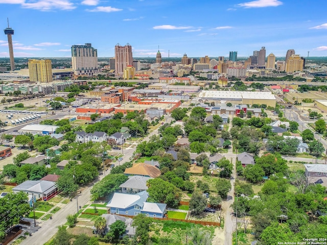 617 Dawson St, San Antonio, TX 78202 - drone / aerial view featuring a view of city