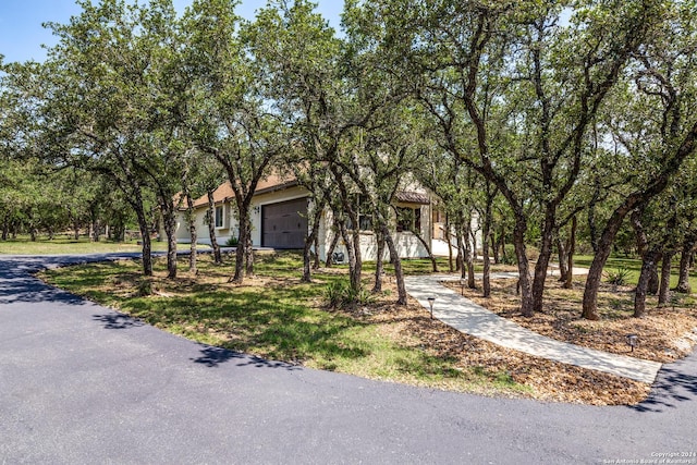 view of front facade with a garage and driveway