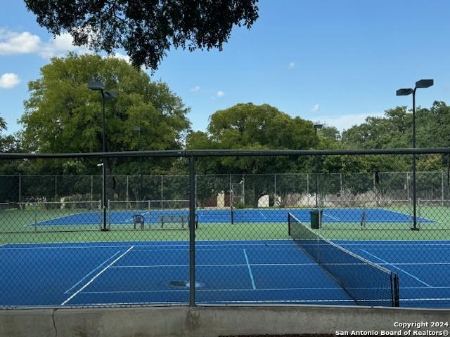 view of tennis court