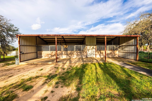 view of stable