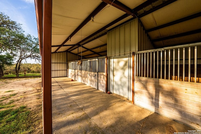 view of stable