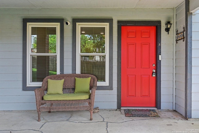14343 Judson Rd Unit 803, San Antonio, TX 78233 - doorway to property featuring covered porch