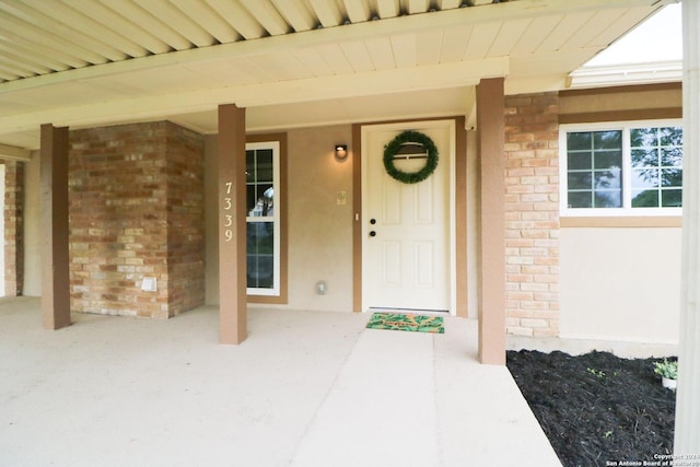 view of entrance to property