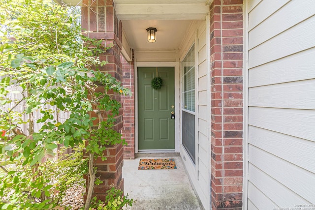 view of entrance to property