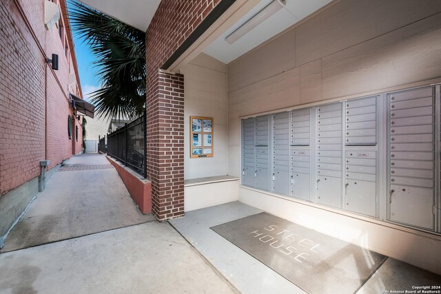 view of community with mail boxes