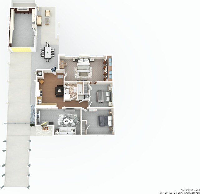 411 W Hart Ave, San Antonio, TX 78214 - plan