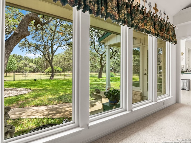143 Cascade Caverns, Boerne, TX 78015 - view of unfurnished sunroom