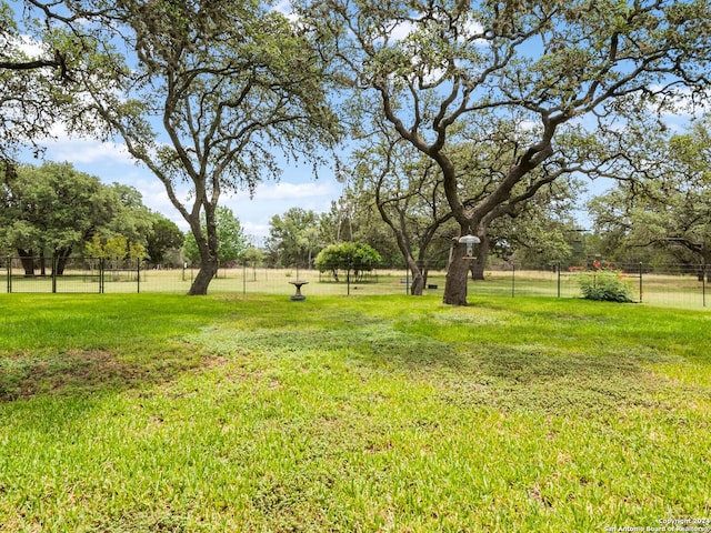 143 Cascade Caverns, Boerne, TX 78015 - view of yard with fence