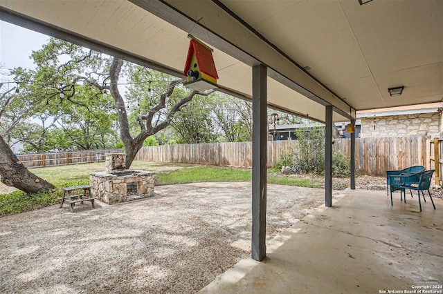 view of patio