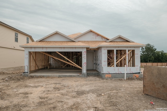 view of property in mid-construction